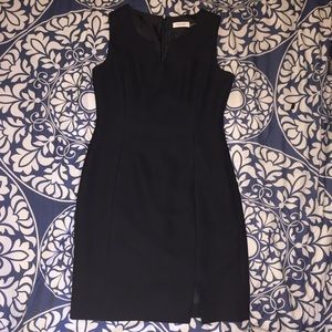 Calvin Klein Split-Neck Sheath Dress